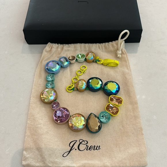 J Crew Multi Jumbo Brûlée Necklace - Picture 13 of 13